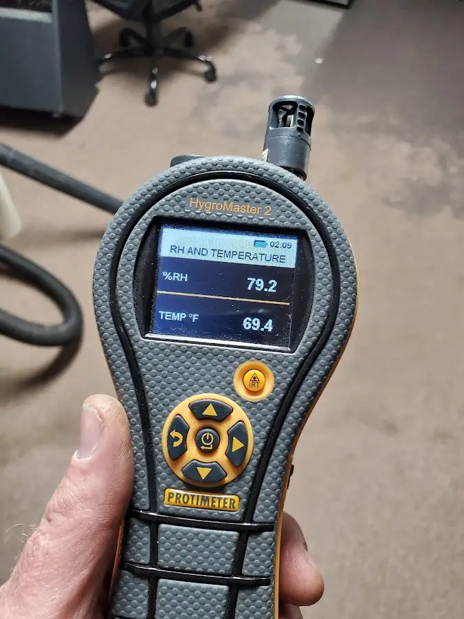 Moisture meter humidity assessment for Fire & Smoke Damage Restoration in Exeter